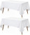 Utopia Kitchen Rectangle Table Cloth 2 Pack(60x102 Inches, White), Tablecloth Machine Washable, Polyester Table Cover for Dining, Buffet Parties, Pic