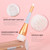 DUcare Silicone Face Mask Brush Double-Ended Facial Cleansing Sponges 4 PCS Soft Facial Cleansing Brush Mud,Clay DIY