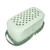 JiatuA Plastic Storage Basket with Handle Portable Shower Caddy Tote Organizer Basket Bin for Bathroom Kitchen Dorm Room Bedroom, Green