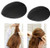 ericotry 4Pcs(2 Large+2 Small) Sponge Hair Pads Bump Up Tools Volume Hair Headwear Fluffy Hair Padding Insert Holder for women (Black)