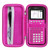 Khanka Stroage Case for Texas Instruments TI - 84 Python/TI-83 Plus/TI-84 Plus/TI-84 Plus CE Color Graphing Calculator, Case Only(Positively Pink)