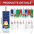 Jetec 80 Pcs Merry Christmas Color Your Own Bookmarks with Ribbon Bulk DIY Coloring Theme Blank Elk Bookmarks with Snowman Christmas Tree Party Craft