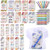 Sinmoe 120 Pcs Mother's Day Bible Gifts Set Include Bible Verses Bookmarks Scripture Ballpoint Pens Christian Notebooks White Organza Bags for Mother