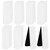 48 Pieces White Magnetic Bookmarks Book Marker Clip Sublimation Bookmarks, Magnetic Page Markers Clips for Kids Students Teachers Classroom Office Re