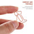 25Pcs Dog Shaped Paper Clips Cute Animal Bookmarks Animal Shaped Cute Paperclip for Office School Supplies Bookmark Office School Party Notebook, Boo
