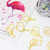 yueton 30PCS Cute Bird Shape Paper Clips Kawaii Cartoon Animal Bookmark Gold Paper Clip Office Supplies for Document Organizing Book Mark