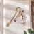 Berirexrion Charm Metal Bookmark Gifts - Seashell Starfish Book Marks for Reading Women Girls Funny Gold Y2k Beads Aesthetic Page Marker for Sea Ocea