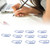 Fdit 100 Pcs Shaped Paper Clips, Car Shape Metal Cute Portable Office Clips for Paperwork Office School Bookmark Clips