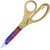 NEW EDITION Grand Opening Scissors  25'' Shears Gold with Rainbow Blades for Ribbon Cutting Ceremony Heavy Duty Golden Scissors Ribbon Cutting Shear