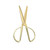 AxeWoodz 6.5" Gold Scissors Dressmaker Sewing Scissors Metal Tailor Fabric Shears Sharp All Purpose Scissor (6.5 Gold)