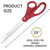 25 Inch Grand Opening Scissors Red  25 Inch Red Scissors Giant Shears for Ribbon Cutting Ceremony Heavy Duty Giant Ribbon Cutting Shears for Inaugur