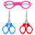 3 Pcs Safety Foldable Small Scissors Folding Scissor Small Fishing Scissors Badge Reel Scissor Safety Foldable MiniScissors for DIY Crafting Projects