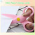 2Pcs All Plastic Scissors, Safety Scissors, Craft Shears for Kids, Toddlers, DIY Craft Projects, Preschool Training Shears Back to School Essentials,