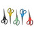 Westcott 8" Straight Stainless Steel Soft Handle Scissors, Assorted Colors, Pack of 15
