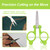 YAFIYGI 3PCS Travel Scissors TSA Approved Folding Portable Mini Travel Trip Stainless Steel Blades Plastic Handles Compact Foldable Small Carry On Po