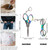 3pcs Mini Folding Scissors, Stainless Steel Approved Miniature Foldable Tiny Pocket Nursing Badge Reel with 3 Keychains Portable Small Scissor for Nu