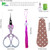BIHRTC Cross Stitch Scissors Sharp Stainless Steel Dressmaker Scissor with Cover Tassel Vintage Needlework Shears for Embroidery Sewing Machine Needl