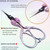 BIHRTC Cross Stitch Scissors Sharp Stainless Steel Dressmaker Scissor with Cover Tassel Vintage Needlework Shears for Embroidery Sewing Machine Needl