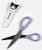 1 Count, Cute Safety Scissors with Cover (Lavender)