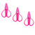 3Pcs Pink Mini Scissors Travel Set - Portable Craft Snips for Sewing, Crochet, Embroidery - Tiny Scissors with Covers, Ideal for Women & Girls on the