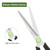 Vutyvve Scissors, Stainless Steel Blades Soft Grip for Home, School, Office, Black and Green, 6 inch