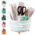 Cayxenful Pencil Holder For Desk,5 Slots 360°Degree Rotating Desk Organizers And Accessories,Desktop Storage Stationery Supplies Organizer, Cute Penc
