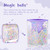 Zonon 2 Pieces Bubble Pen Holder for Desk Cute Makeup Brush Organizer & Pencil Holder with a Playful Sphere Design, Kawaii Desktop Accessories for Wo