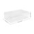 Ykimok Large Capacity Clear Pencil Box, Pencil Case, Plastic Pencil Boxes, Stackable Design, Supply Boxes for School Classroom, 4-Pack (Clear)