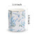 LEAZUL Pencil Holder for Desk Organizer,Ceramic Writing Utensil Storage Organizer Aesthetic Floral Pattern Pen Holder Pen Cup Makeup Brush Holder Cre