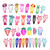 35 Pcs Animal Pattern Print Metal Snap Hair Clips For Girls Hair Accessories