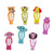 35 Pcs Animal Pattern Print Metal Snap Hair Clips For Girls Hair Accessories