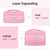 Sooez Big Capacity Pencil Case, Expandable Large Storage Pencil Pouch Holder Box Organizer, Portable High Capacity Stationery Bag, Cute Aesthetic Sch