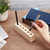 OLYCRAFT Wooden Desktop Pen Organizer - 6-Hole, Rustic Design, Fits Fountain Pens, Store & Display Pen Collection
