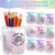 Fuutreo 10 Pcs Appreciation Gifts for Coworkers Bulk Cute Bubble Pencil Holder Inspirational Makeup Desk Organizer for Teacher Emergency Nurses Vet T