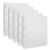 5PCS A4 4 Ring Binder Cover Clean Transparent Soft PVC for Refillable Notebook Shell withMatte surfaceforStamp & Die Storage Overall Size?Folded) 27x