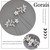 Gorais Bride Wedding Hair Pins Silver Flower Bridal Hair Clips Leaf Hair Pieces Hair Accessories for Women and Girls (Pack of 3)