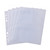 BAOFALI 10 Pack A5 Size Plastic Binder Pockets,6 Holes Waterproof PVC Folders Loose Leaf Bag forBudgeting Loose Leaf Bags Planner Insert Pouches Phot