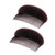 2PCS Brown Bump Up Volume Hair Inserts Comb Hair Styling Tool Bouffant Hair Maker Tool Women Girls Hair Bases Hair Accessories