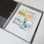 YoeeJob 11 Holes Clear Poly Envelope Binders Pocket Insert with Hook and Loop Closure Letter Size 10 Packs(Transparent)