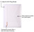 LaOficina 11 Holes Semi Poly Envelope Pocket Insert Pages for Binders, with Hook and Loop Closure Assorted Colors, Letter Size 5 Packs