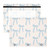 KICPOAY A4 Pencil Pouch for 3 Ring Binder Coquette Bows Cute Blue 2 Pack Clear Window Pencil Bags with Zipper Pencil Case