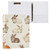 ARGTILDN 3 Ring Binder Folder Rabbits Bunny 1.5 Inch Large Decorative Clipboard Binders with Pockets Waterproof Holds 200 Sheets File for Office, SCH