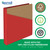 Samsill Durable 1 Inch Binder, Made in The USA, D Ring Binder, Customizable Clear View Cover, Ruby Red, Holds 225 Pages