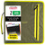 Five Star 2 Inch Zipper Binder Plus File Folders, Olive/Citrus (290360C)