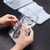 12pcs A6 Cash Stuffing Envelopes Binder Pockets Clear PVC 6 Hole Double Pocket Flat Sealing Zipper Pouches for 6 Ring Binder (A6)