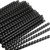 Maitys 300 Pcs Plastic Binding Combs Bulk 19 Ring Comb Spines Letter Size Spiral Binding for Notebook Calendar Picture(1/2 Inch,Black)