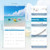 2026 Wall Calendar, 12 Months Beaches Calendar 2026 (January-December), 12" x 24" Opened, Nature Landscape Planner for Organizing & Planning, Office,