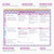 Taja Weekly To Do List Notepad with 52 Undated Sheets?8.5"×11"?- Weekly Desk Planner for Women & Man, Work and Home - 1 Pack Lavender Checkered