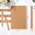 Zhanmai 10 Pack A5 Journal Refill 5.5 x 8.2'' Refillable Notebook Inserts A5 Paper Refill Kraft Travelers Journal Notebooks for Office School Writing