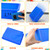 Hoteam 18 Pcs Flat Storage Organizer Bins Letter Size Paper Tray Classroom Storage Plastic Art Trays Classroom Pencil Organizer Baskets for School Of